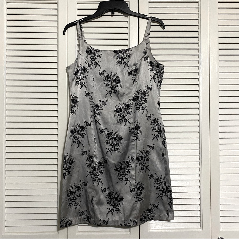 Silver gray Express mini dress